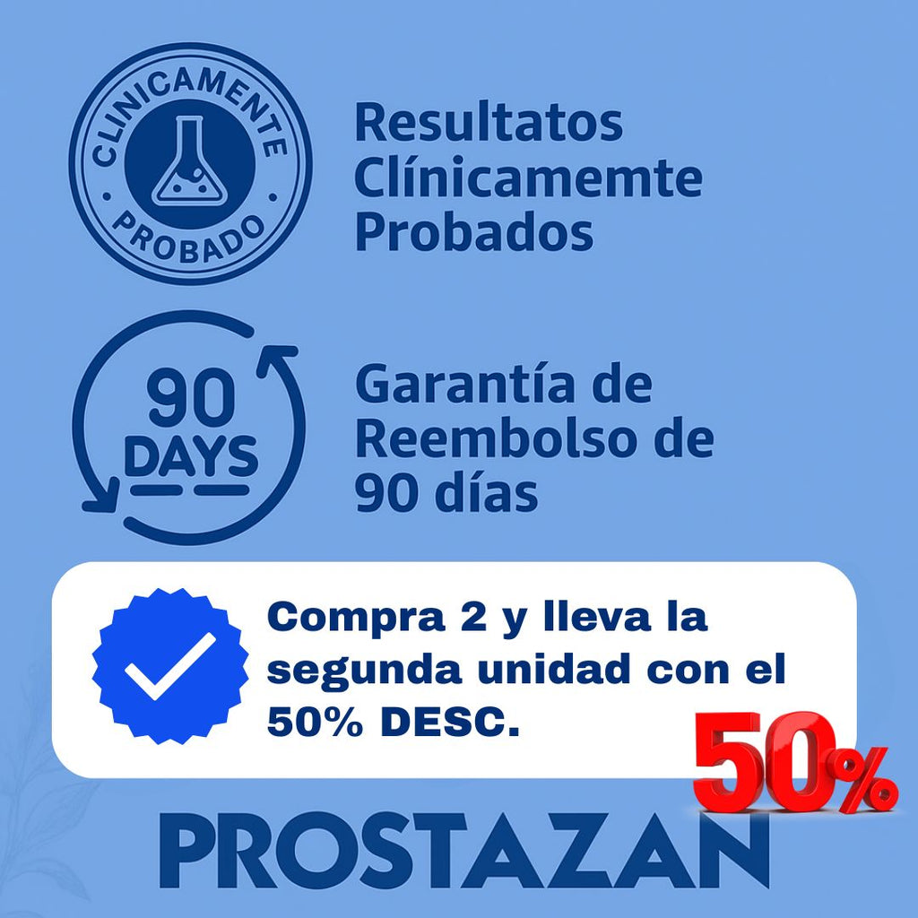 Nuevo Prostazan Health - De vuelta al ruedo Oferta 2x1