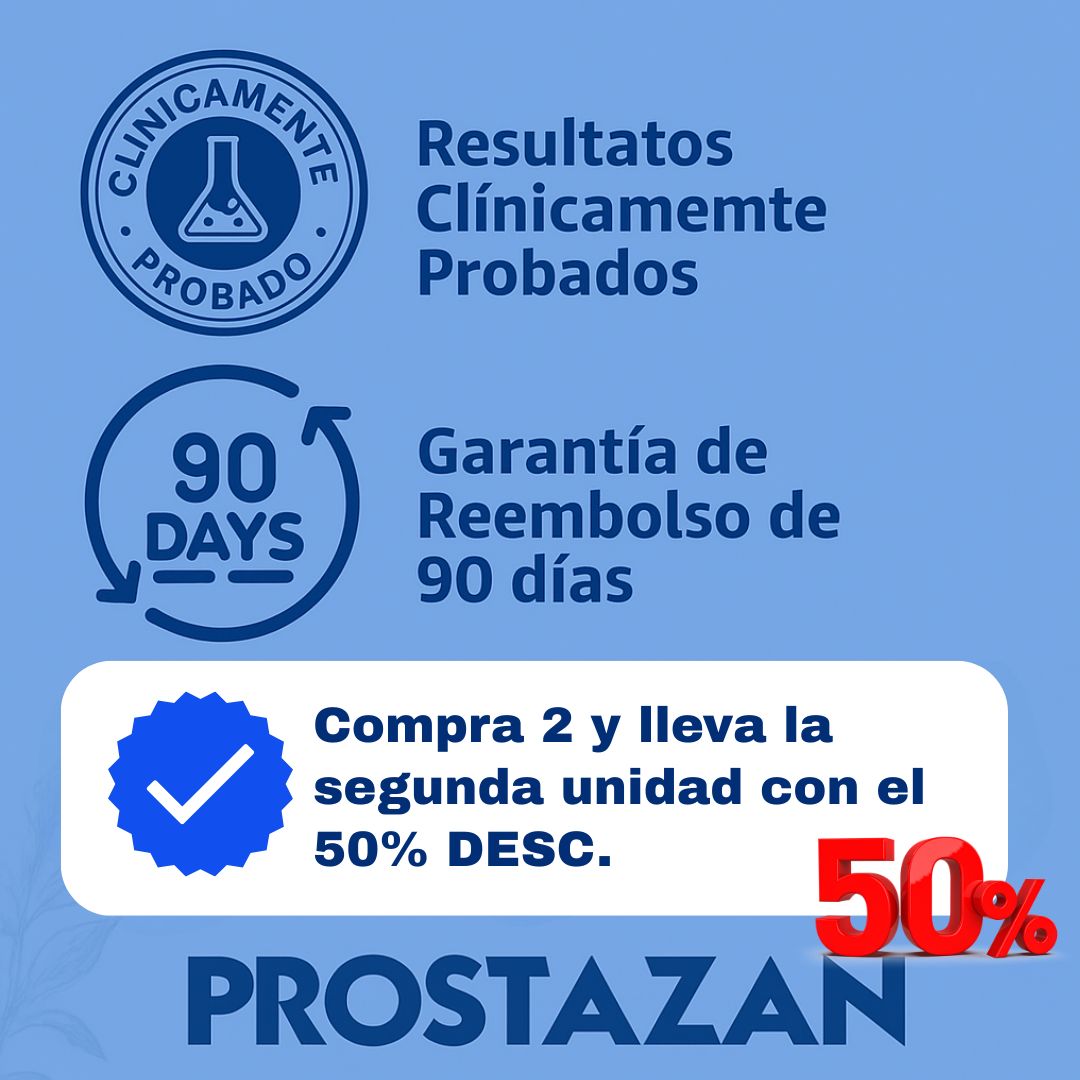 Nuevo Prostazan Health - De vuelta al ruedo Oferta 2x1