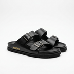 Sandalias en Cuero para Hombre Adventures Negras